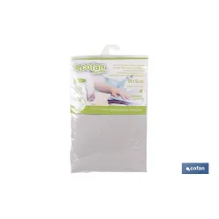 FUNDA ACOLCHADA PARA TABLA DE PLANCHAR 135 X 53 CM  GRIS METALIZADO