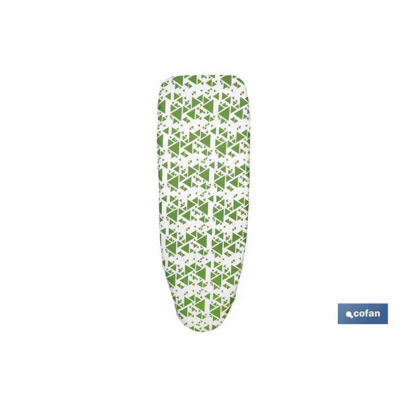 FUNDA ACOLCHADA PARA TABLA DE PLANCHAR 140 X 60 CM VERDE