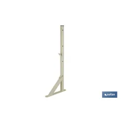 TENDEDERO BLANCO DE ESCUADRA PARA PARED 50 X 20 CM