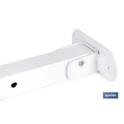 TENDEDERO DE PARED ABATIBLE JUEGO DE DOS SOPORTES LARGO 50,5 CM