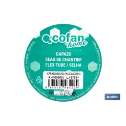 CAPAZO NEGRO RECICLADO 56 L 59,5 X 52,5 X 37 CM