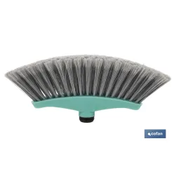 CEPILLO DE BARRER DOMÉSTICO TURQUESA/GRIS  34 X 8 X 15 CM