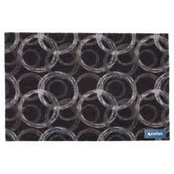 FELPUDO CON ESTAMPADO DIGITAL CÍRCULOS 50 x 70 CM