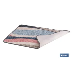 FELPUDO CON ESTAMPADO DIGITAL LÍNEAS 50 x 70 CM