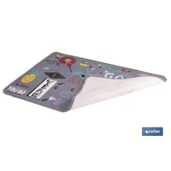 FELPUDO CON ESTAMPADO DIGITAL GOOD 50 x 70 CM