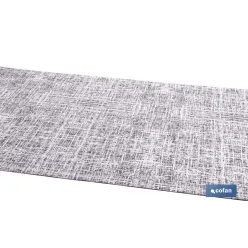 ROLLO DE ALFOMBRA JASPEADA GRIS MARENGO 50% ALGODÓN 50% POLIÉSTER 50 CM X 15 M