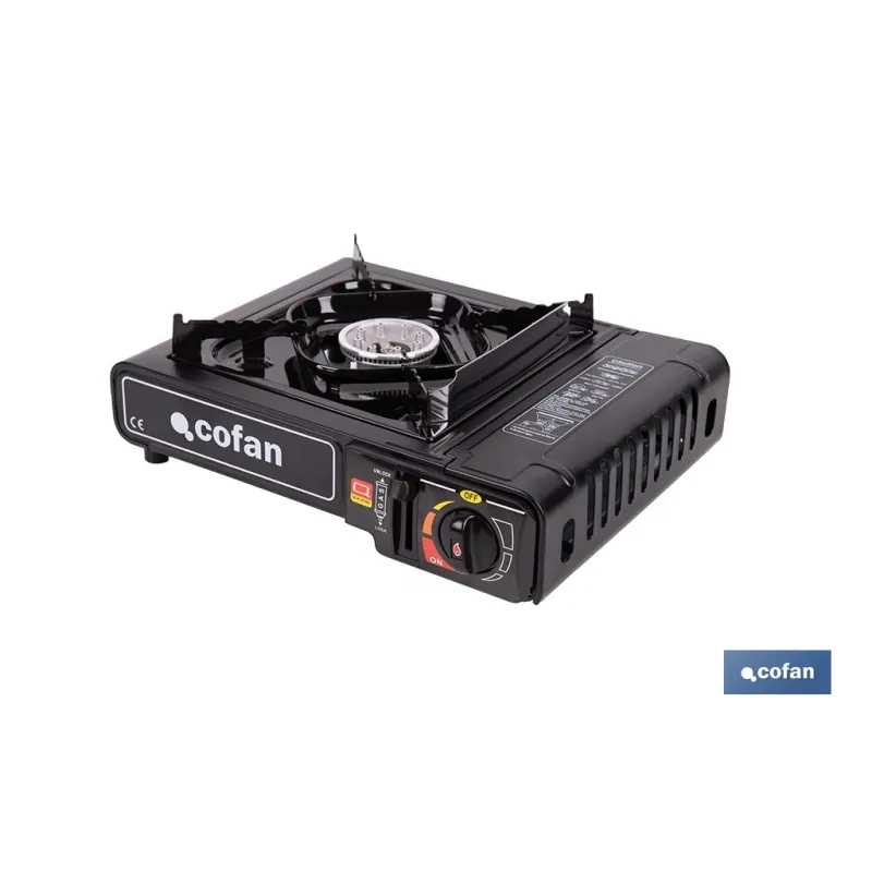 HORNILLO DE GAS PORTÁTIL CON BOQUILLA UNIVERSAL 34 X 28 X 11,5 CM