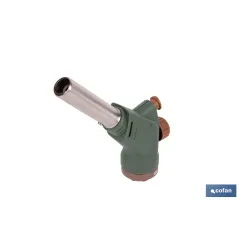 SOPLETE DE GAS CON ENCENDIDO PIEZOELÉCTRICO 14,3 X 5,5 X 12 CM