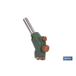 SOPLETE DE GAS CON ENCENDIDO PIEZOELÉCTRICO 14,3 X 5,5 X 12 CM