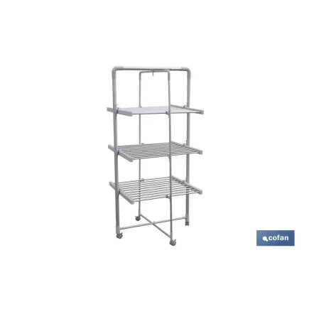 TENDEDERO ELÉCTRICO DE TORRE 300W CABLE 2 M MEDIDAS 73 X 68 X 1,48 M