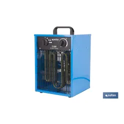 CALEFACTOR INDUSTRIAL DE 400 V TRIFÁSICO 30/2500/5000 W