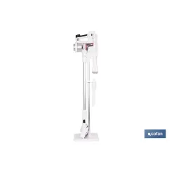 ASPIRADORA SIN CABLE CON BASE DE CARGA COLOR BLANCO