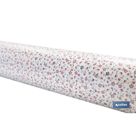 ROLLO DE HULE DISEÑO FLOR 1,40 X 20 M
