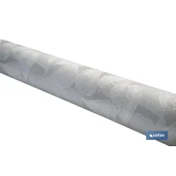 ROLLO DE MANTEL ANTIMANCHAS RESINADO FICUS 60 % ALGODÓN, 40 % POLIÉSTER 1,40 X 20 M