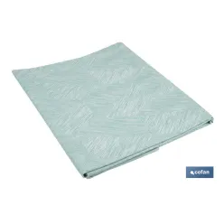 MANTEL ANTIMANCHAS RESINADO TURQUESA 1,40 x2,00m