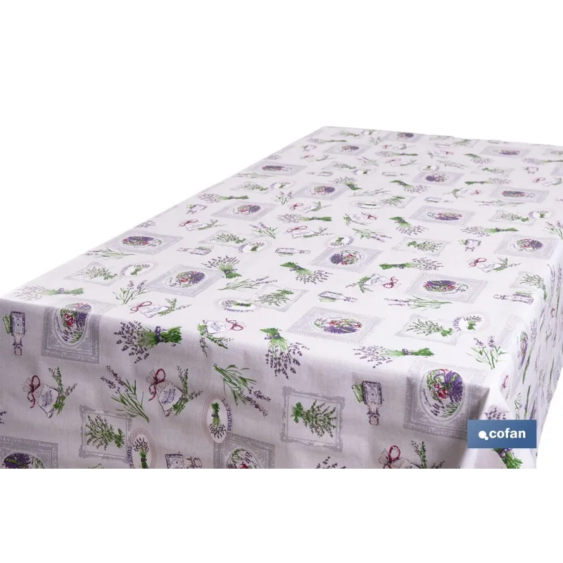 ROLLO DE HULE DISEÑO LAVANDA 1,40 x 25 M