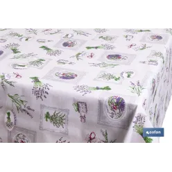 ROLLO DE HULE DISEÑO LAVANDA 1,40 x 25 M