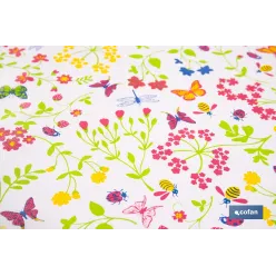 ROLLO DE HULE DISEÑO MARIPOSA 1,40 x 25 M