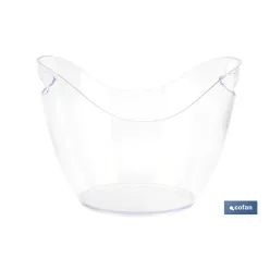 CUBITERA TRANSPARENTE POLIESTIRENO 8 L