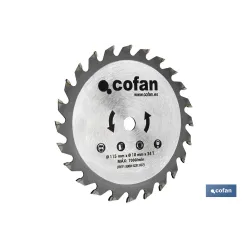 DISCO CORTE 115x10mm 24T MINISIERRA CIRCULAR