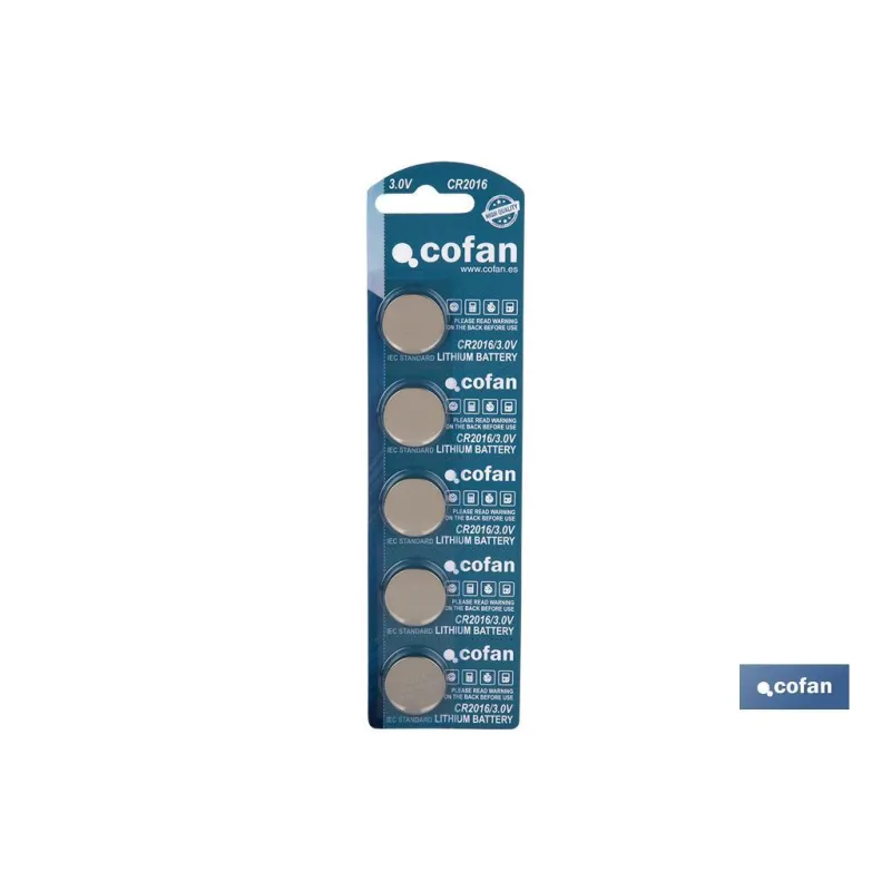 PILA BOTÓN CR2016/3,0V