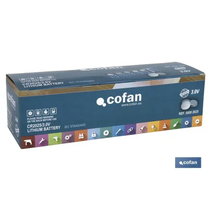 PILA BOTÓN CR2025/3,0V