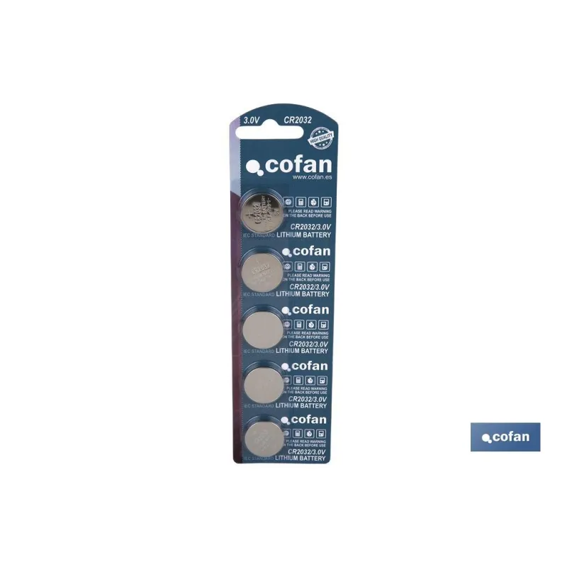 PILA BOTÓN CR2032/3,0V VENTA UNITARIA
