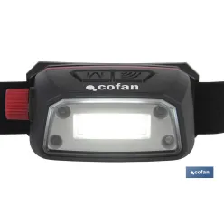 LINTERNA COB LED DE CABEZA 5 W 6500 K USB