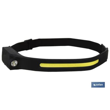 LINTERNA DUAL DE CABEZA CON SENSOR DE ACTIVACIÓN 350 LM