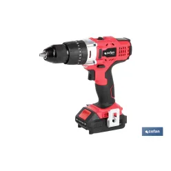 TALADRO PERCUTOR A BATERÍA Li-ion 20 V 1300 RPM 35 Nm