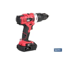 TALADRO PERCUTOR A BATERÍA Li-ion 20 V 1300 RPM 35 Nm