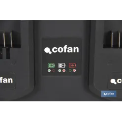 CARGADOR BATERIAS DOBLE CARGA RAPIDA 2x3,5A - 18V