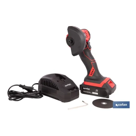 MINIAMOLADORA A BATERÍA LI-ION 20 V 19500 RPM 76 MM