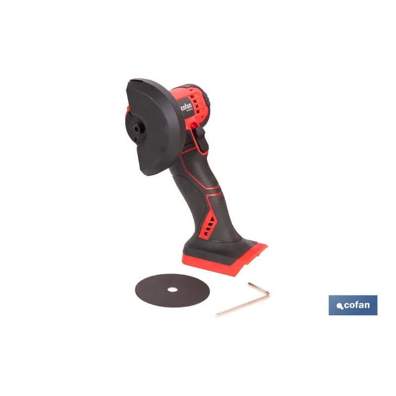 MINIAMOLADORA A BATERÍA LI-ION 20 V 19500 RPM 76 MM SIN CARGADOR NI BATERÍA