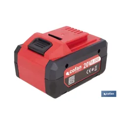 BATERÍA RECARGABLE Li-ion 20 V 6.0Ah