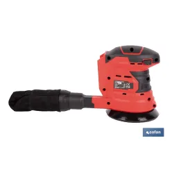 LIJADORA ORBITAL A BATERÍA Li-ion 20 V 125 MM 10000 RPM SIN CARGADOR NI BATERÍA