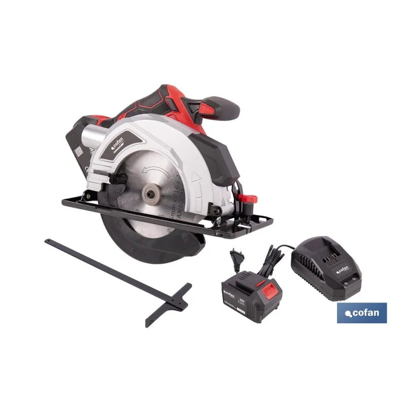 SIERRA CIRCULAR A BATERÍA Li-ion 20 V Ø185 MM