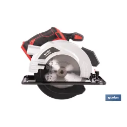 SIERRA CIRCULAR A BATERÍA Li-ion 20 V Ø185 MM SIN CARGADOR NI BATERÍA