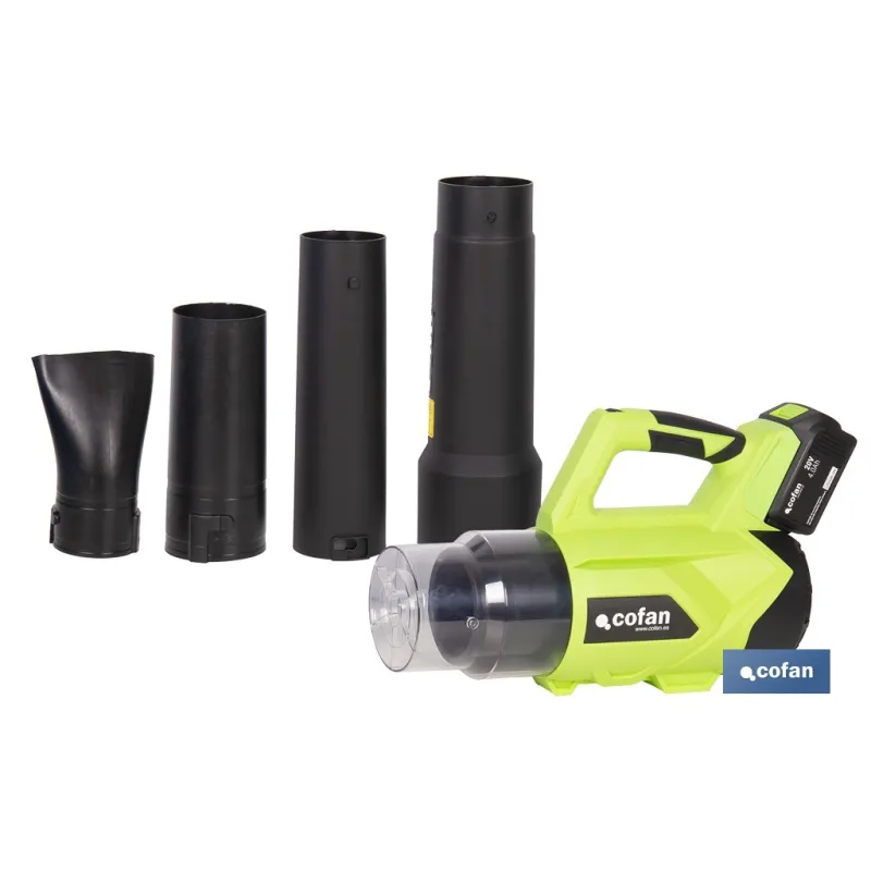 SOPLADORA ELÉCTRICA A BATERÍA LI-ION 20 V 22.500 RPM SIN CARGADOR NI BATERÍA