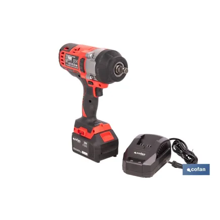 PISTOLA IMPACTO 1/2 BATERÍA LI-ION 20 V 1000 NM