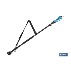 CONJUNTO TIJERAS DE PODAR A BATERÍA + PÉRTIGA EXTENSIBLE 140 - 207 CM