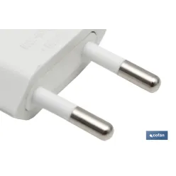 CLAVIJA BIPOLAR BLANCO (10A-250V)