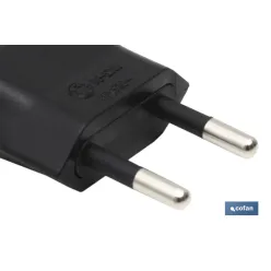 CLAVIJA BIPOLAR NEGRO (10A-250V)