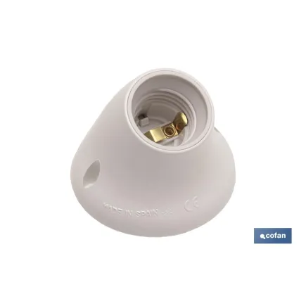 PORTALAMPARAS PARED E27 BLANCO