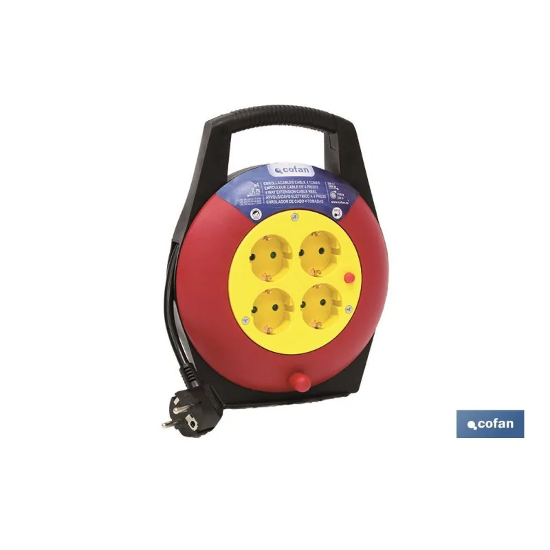 ENROLLACABLES CABLE 4T. 7 M. (3 x 1,5mm)