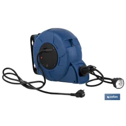 ENROLLACABLES AUTOMÁTICO SOPORTE PARED T/T-16M (14+2)