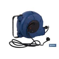 ENROLLACABLES AUTOMÁTICO SOPORTE PARED T/T-16M (14+2)