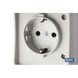 BASE ENCHUFE ESTANCO IP44