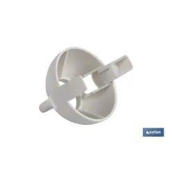 PORTALÁMPARAS PARA OBRA E-27 4A250V RESINA TERMOESTABLE BLANCO