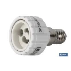 PORTALAMPARAS ADAPTADOR E14 - GU10